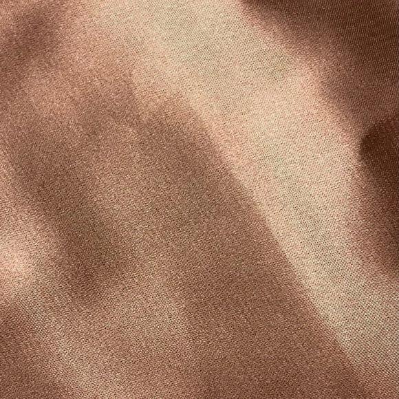 Mable Satin Bandana Triangle Crop Top Brown Y2k Retro Boho Corset M Womens - Picture 11 of 12